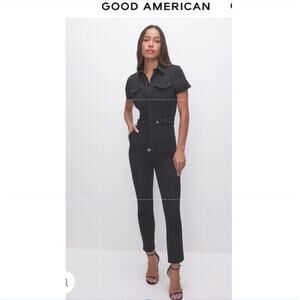 Good American Fit for Success Utility Fitted stretch Jumpsuit NWT XL Sold Out